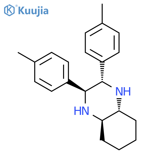 Quinoxaline, decahydro-2,3-bis(4-methylphenyl)-, (2S,3S,4aR,8aR)- structure