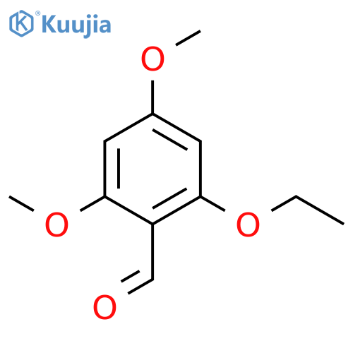 Benzaldehyde, 2-ethoxy-4,6-dimethoxy- (9CI) structure