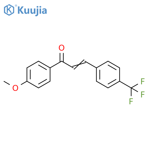 2-Propen-1-one, 1-(4-methoxyphenyl)-3-[4-(trifluoromethyl)phenyl]- structure