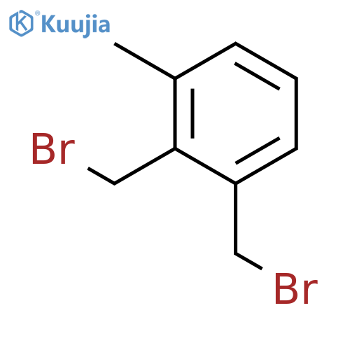 Benzene, 1,2-bis(bromomethyl)-3-methyl- structure