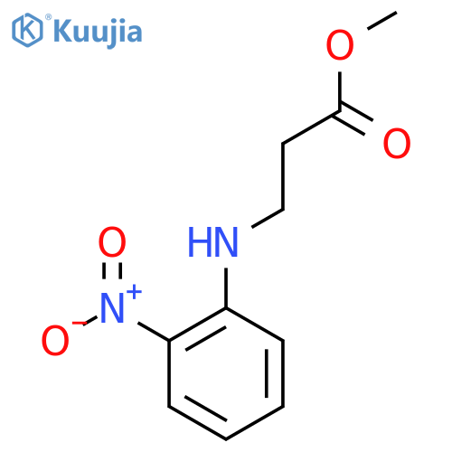 Methyl 3-((2-nitrophenyl)amino)propanoate structure