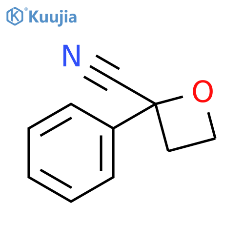 2-Phenyloxetane-2-carbonitrile structure