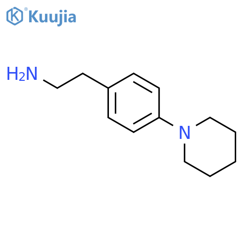 2-4-(piperidin-1-yl)phenylethan-1-amine structure