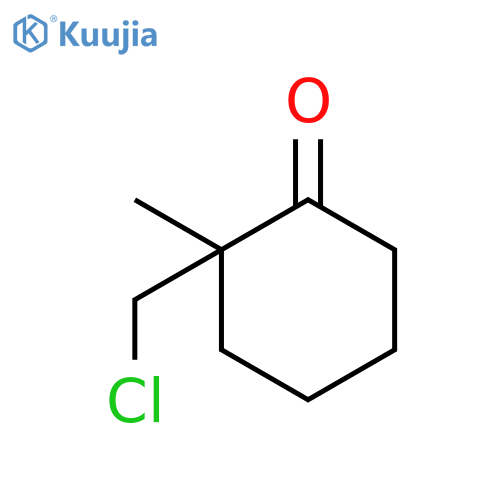 Cyclohexanone, 2-(chloromethyl)-2-methyl- structure