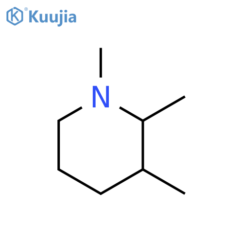 Piperidine, 1,2,3-trimethyl- structure