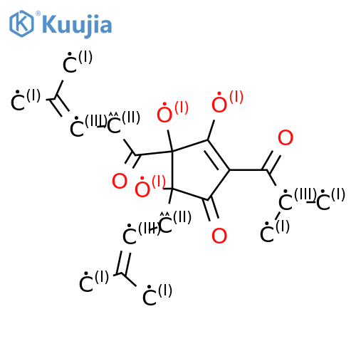 2-Cyclopenten-1-one,3,4,5-trihydroxy-5-(3-methyl-2-butenyl)-4-(4-methyl-1-oxo-3-pentenyl)-2-(2-methyl-1-oxopropyl)- structure