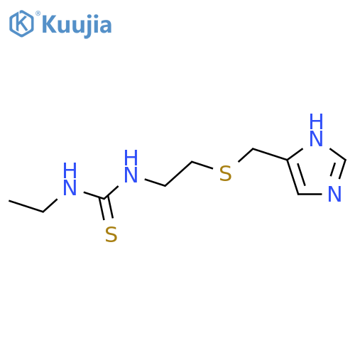 Thiourea, N-ethyl-N'-[2-[(1H-imidazol-4-ylmethyl)thio]ethyl]- structure