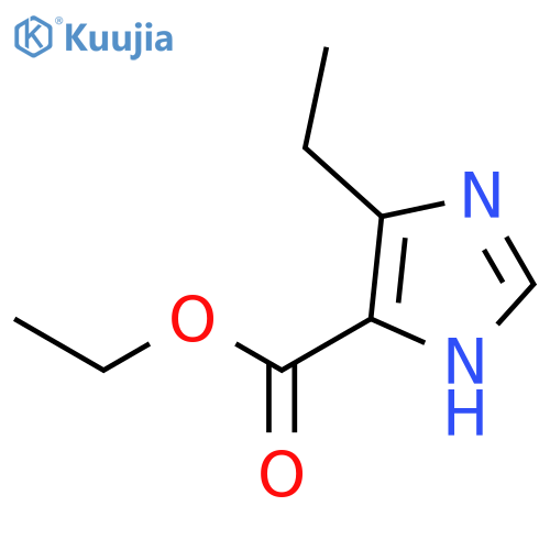 Ethyl 4-ethyl-1H-imidazole-5-carboxylate structure