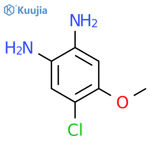 4-Chloro-5-methoxybenzene-1,2-diamine structure