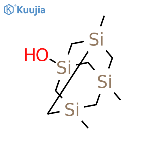 1,3,5,7-Tetrasilatricyclo[3.3.1.13,7]decan-1-ol, 3,5,7-trimethyl- structure