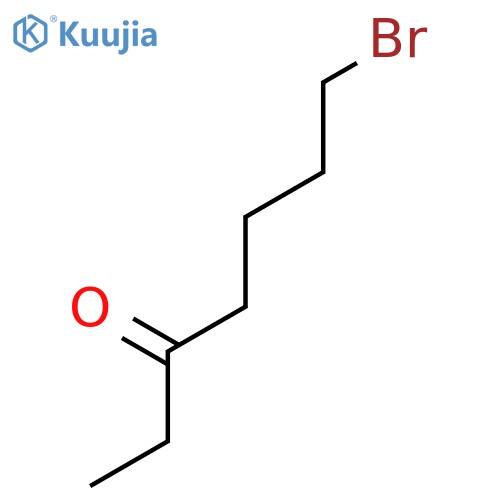 3-Heptanone, 7-bromo- structure