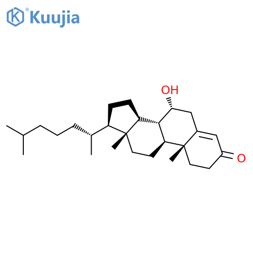 7a-Hydroxy-4-cholesten-3-one structure