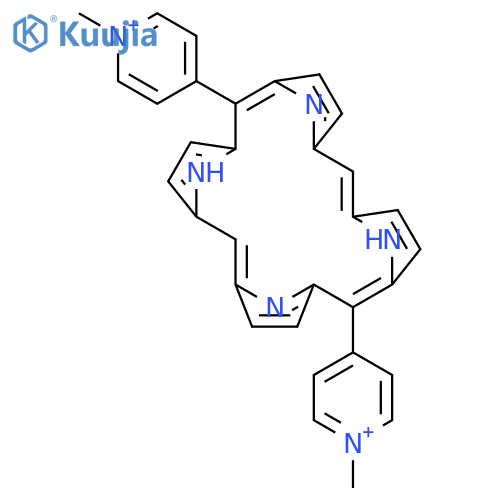Pyridinium, 4,4'-(21H,23H-porphine-5,15-diyl)bis[1-methyl- structure