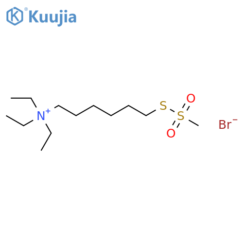 6-(TRIETHYLAMMONIUM)HEXYL METHANETHIOSULFONATE BROMIDE structure