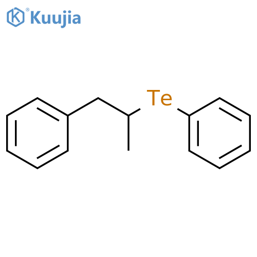 Benzene, [(1-methyl-2-phenylethyl)telluro]- structure