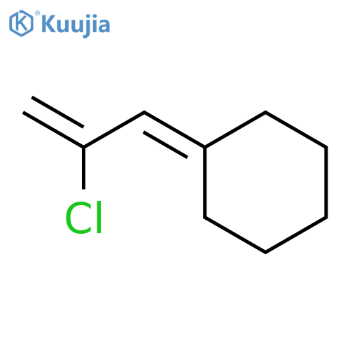 Cyclohexane, (2-chloro-2-propenylidene)- structure