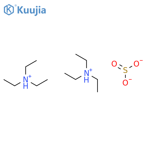 Bis(triethylammonium) sulphite structure