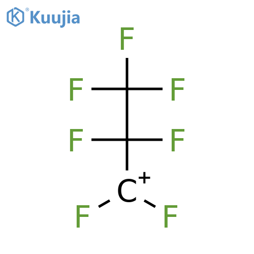 Propylium, heptafluoro- structure