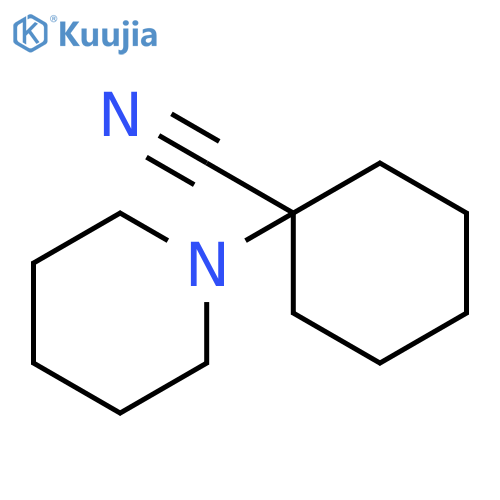 Cyclohexanecarbonitrile,1-(1-piperidinyl)- structure