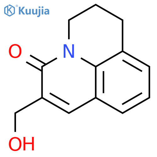 6-(hydroxymethyl)-2,3-dihydro-1H,5H-pyrido3,2,1-ijquinolin-5-one structure