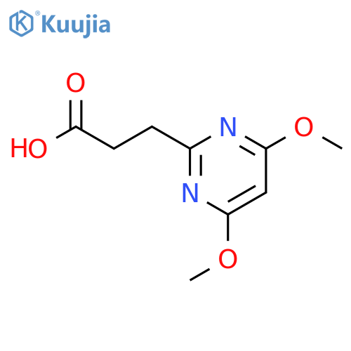 3-(4,6-Dimethoxypyrimidin-2-yl)propanoic Acid structure