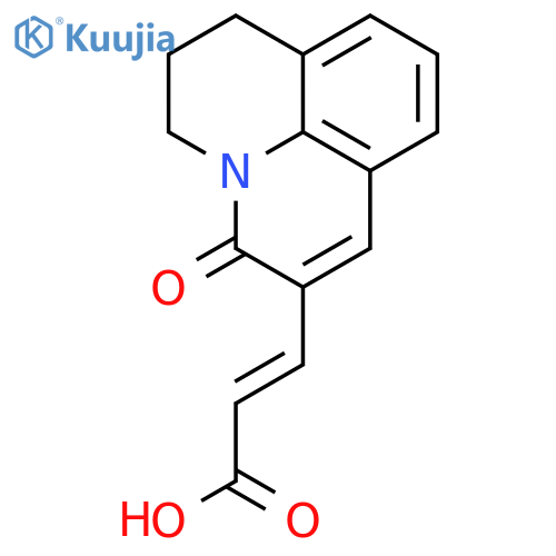 (2e)-3-(5-Oxo-2,3-Dihydro-1h,5h-Pyrido3,2,1-IjQuinolin-6-Yl)Acrylic Acid structure