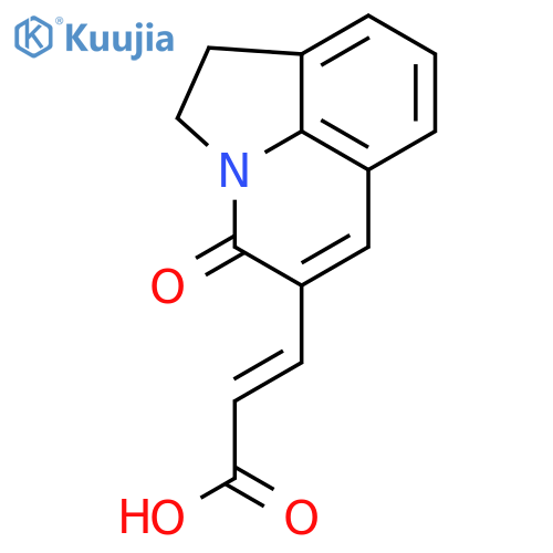 (2E)-3-(4-Oxo-1,2-dihydro-4H-pyrrolo3,2,1-ijquinolin-5-yl)acrylic Acid structure