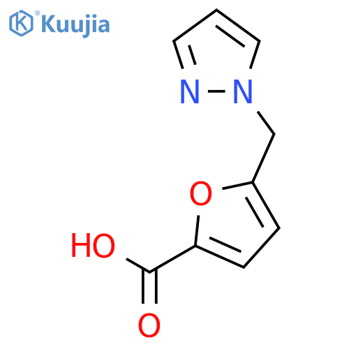 5-(1H-Pyrazol-1-ylmethyl)-2-furoic Acid structure
