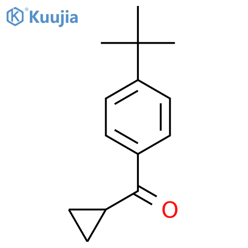 4-tert-butylphenyl cyclopropyl ketone structure