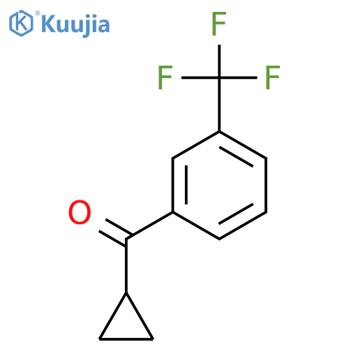 cyclopropyl-[3-(trifluoromethyl)phenyl]methanone structure