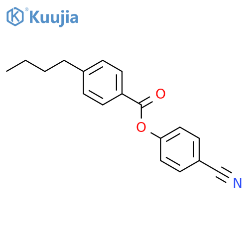 4-Cyanophenyl 4-butylbenzoate structure