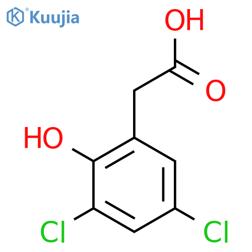 2-(3,5-Dichloro-2-hydroxyphenyl)acetic acid structure