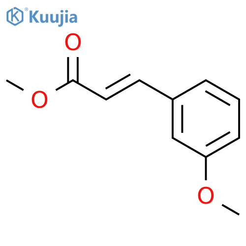 methyl (2E)-3-(3-methoxyphenyl)prop-2-enoate structure