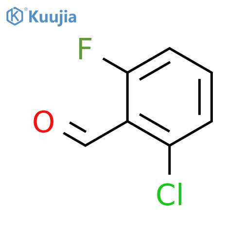 2-Chloro-6-fluorobenzaldehyde structure