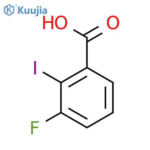 3-Fluoro-2-iodobenzoic acid structure
