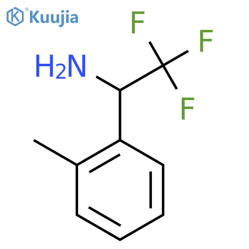 2,2,2-trifluoro-1-(2-methylphenyl)ethanamine structure