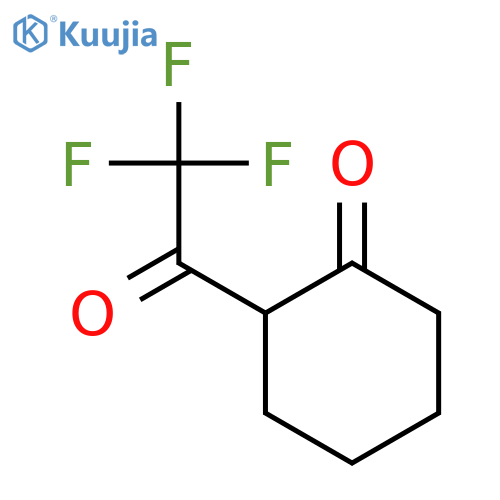 2-(2,2,2-trifluoroacetyl)cyclohexan-1-one structure