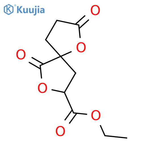 2,6-dioxo-1,7-dioxa-spiro[4.4]nonane-8-carboxylic acid ethyl ester structure