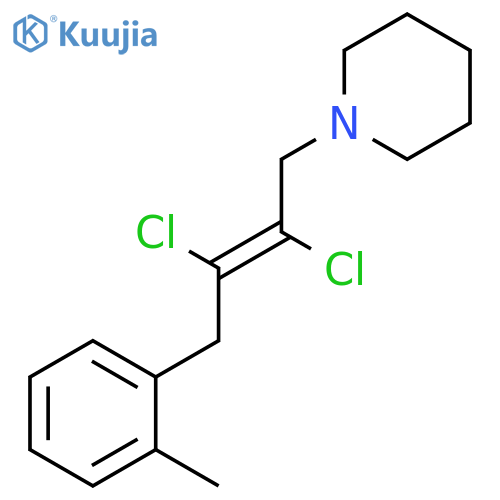 Piperidine, 1-[2,3-dichloro-4-(methylphenyl)-2-butenyl]- structure
