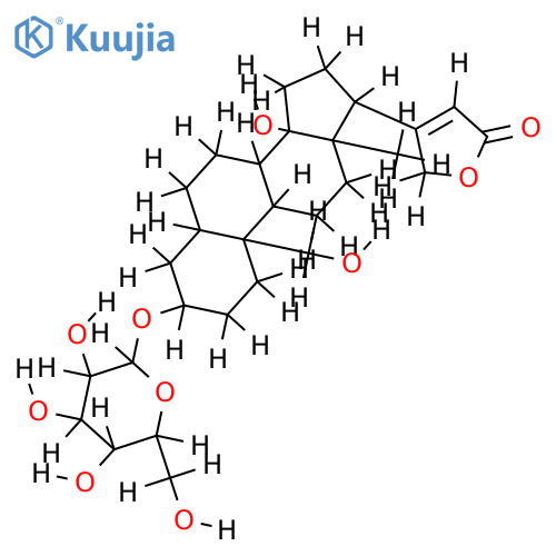 Cannogenol-3beta-O-beta-D-glucopyranosid structure