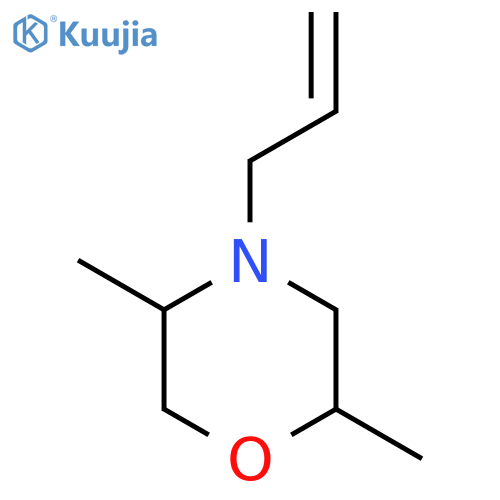 Morpholine,  2,5-dimethyl-4-(2-propenyl)-  (9CI) structure