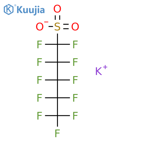 1-Pentanesulfonic acid,1,1,2,2,3,3,4,4,5,5,5-undecafluoro-, potassium salt (1:1) structure