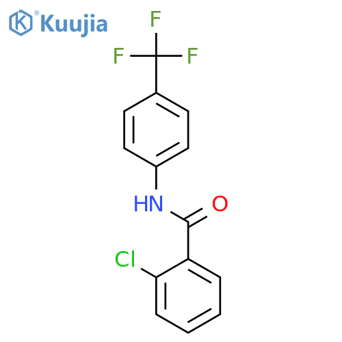 (2-chlorophenyl)-N-[4-(trifluoromethyl)phenyl]carboxamide structure