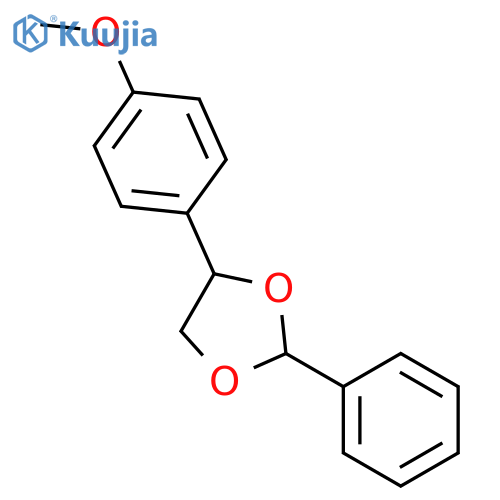 1,3-Dioxolane, 4-(4-methoxyphenyl)-2-phenyl- structure
