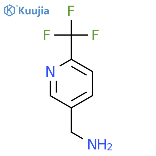 [6-(trifluoromethyl)pyridin-3-yl]methanamine structure