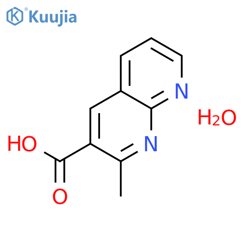 2-Methyl-1,8-naphthyridine-3-carboxylic acid structure