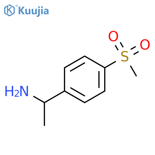 1-(4-(Methylsulfonyl)phenyl)ethanamine structure
