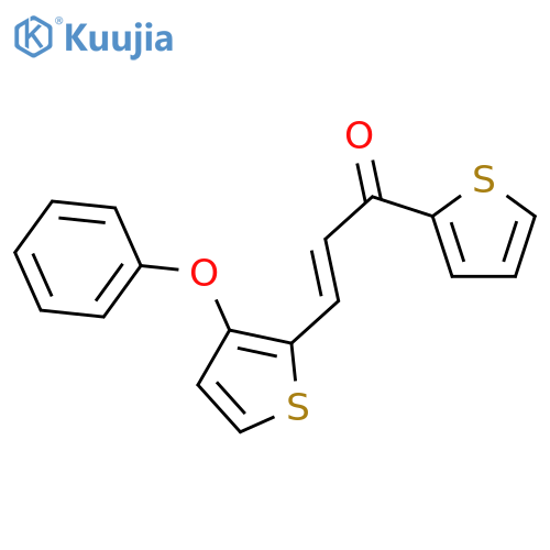 2-Propen-1-one, 3-(3-phenoxy-2-thienyl)-1-(2-thienyl)- structure