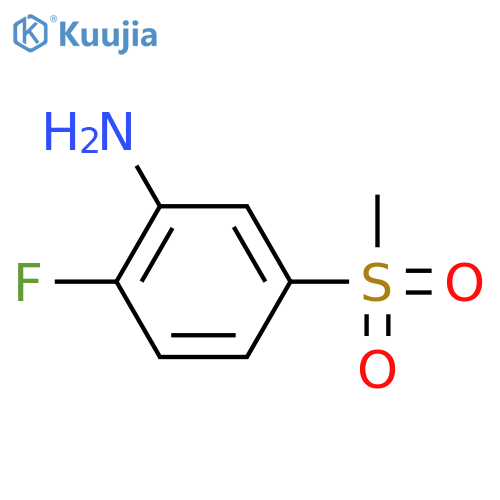 2-Fluoro-5-(methylsulfonyl)aniline structure