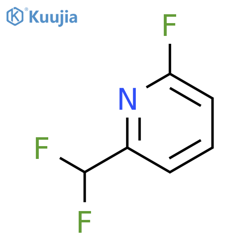 2-(difluoromethyl)-6-fluoropyridine structure
